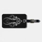 エレガント華美ゴシックデザイン ラゲッジタグ (裏面横)
