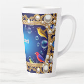 エレガント華美張鮮やかり カフェラテマグ (右)