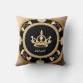 エレガント華美王室の王冠 クッション (裏面)