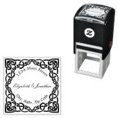 エレガント華美縁ど差出人住所 セルフインキングスタンプ (インサイチュ)