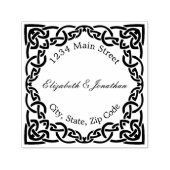 エレガント華美縁ど差出人住所 セルフインキングスタンプ (デザイン)