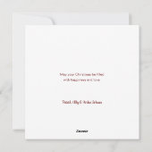 エレガント華美金ゴールドザシーズンタイポグラフィ シーズンカード (裏面)