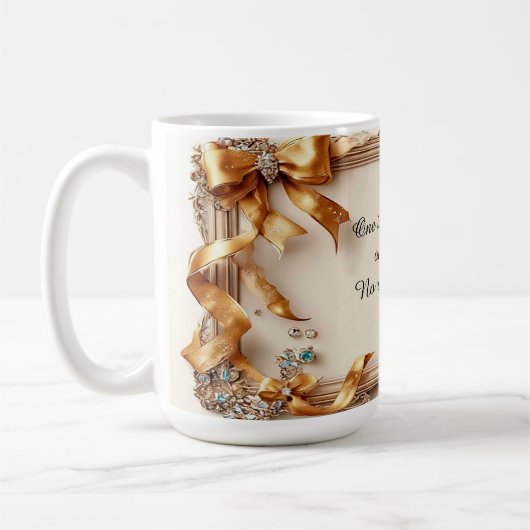 エレガント華美金ゴールド コーヒーマグカップ (左)