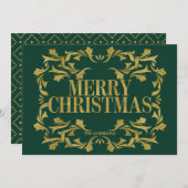 エレガント華美金ゴールド シーズンカード (正面/裏面)