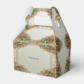 エレガント華美金ゴールド フェイバーボックス (裏面サイド)