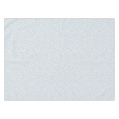 エレガント葉カスタム背景色 テーブルクロス (正面(横))