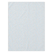 エレガント葉カスタム背景色 テーブルクロス (正面)