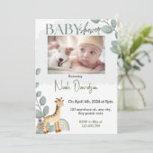 エレガント葉ベビーと玩具 招待状 (スタンド正面)