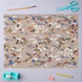 エレガント葉モダンフローラ 薄葉紙 (クラフト)