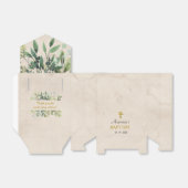 エレガント葉正キリスト教の洗礼 フェイバーボックス (折り畳みなし)