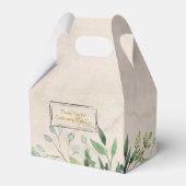 エレガント葉正キリスト教の洗礼 フェイバーボックス (裏面サイド)