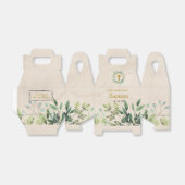 エレガント葉正キリスト教の洗礼 フェイバーボックス (折り畳みなし)