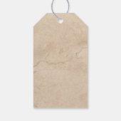 エレガント葉正教会バプテスマラベル ギフトタグ (裏面)