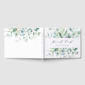 エレガント葉結婚 ゲストブック (全面)