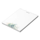 エレガント葉金ゴールド ノートパッド (回転)