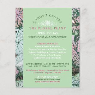 エレガント葉、ガーデンセンター、園芸家 チラシ