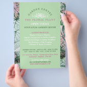 エレガント葉、ガーデンセンター、園芸家 チラシ (手)