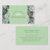 エレガント葉、ガーデンセンター、園芸家 名刺 (正面/裏面)