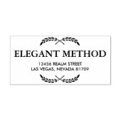 エレガント葉 ラバースタンプ (インプリント)