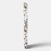 エレガント葉Berliesホワイトウォーター色フローラ Case-Mate iPhoneケース (裏面 / 左)