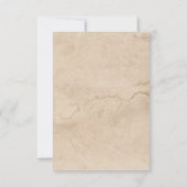 エレガント葉RSVP 出欠カード (裏面)