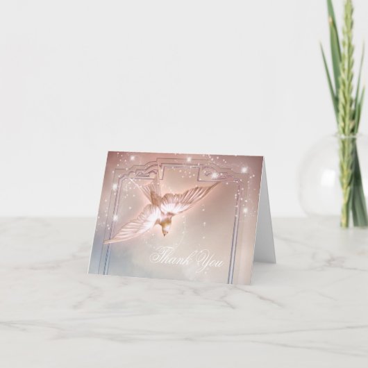 エレガント葬式サンキューカード サンキューカード (正面)