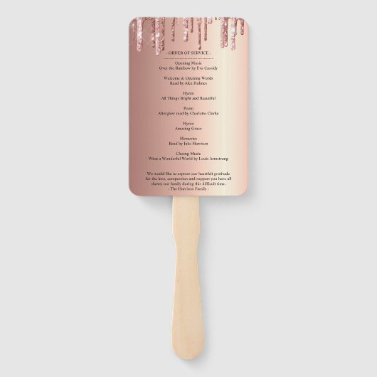 エレガント葬 |ライフモダン・ハンドのお祝い ハンドファン (裏面)