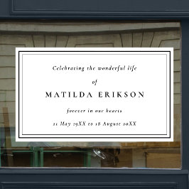 エレガント葬 |愛クラシックする記憶の中で ウィンドウサイン