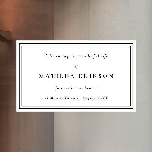 エレガント葬 |愛クラシックする記憶の中で ウィンドウサイン