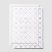 エレガント葬 |生クラシック命お祝い ベラム紙招待状 (オフセット (招待状))