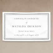 エレガント葬 |生クラシック命お祝い 横断幕