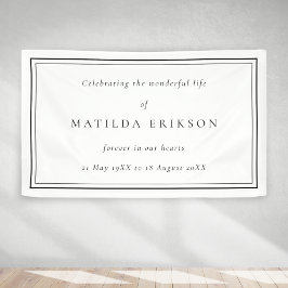 エレガント葬 |生クラシック命お祝い 横断幕