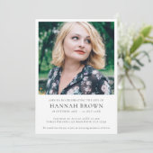 エレガント葬 |生活のお祝い 招待状 (スタンド正面)