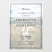 エレガント葬 | Chic Memorial Serviceの写真 ウィンドウサイン (シート)