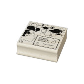 エレガント蔵書票に属する美術パーソナライズされた書 ラバースタンプ (スタンプ)