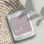 エレガント薄紫ろうそく製品ラベル スクエアシール<br><div class="desc">エレガント薄紫ろうそく製品ラベル</div>