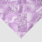 エレガント薄紫グリッターダイヤモンド格子模様 薄葉紙 (詳細)