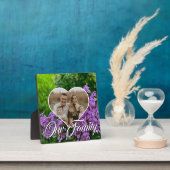 エレガント薄紫写真テンプレート フォトプラーク (インサイチュ)