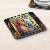 エレガント虎と竹エレガント コースター (左側)