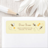 エレガント蜂蜜ミニマル ラベル (インサイチュ)