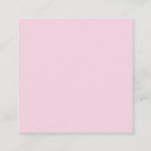 エレガント蝶の猫 エンクロージャーカード (裏面)