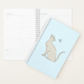 エレガント蝶の猫 プランナー手帳 (ディスプレー)