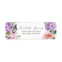 エレガント蝶フローラ水の色結婚の