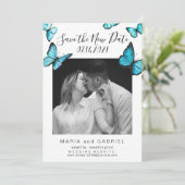 エレガント蝶。写真結婚の延期 セーブザデート (スタンド正面)