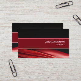 エレガント血レッドラグジュアリーフェミニンカラフル 名刺