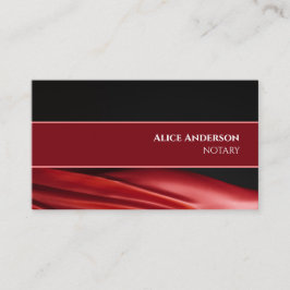 エレガント血レッドラグジュアリーフェミニンカラフル 名刺