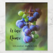 エレガント術 ワインラベル (シングルラベル)