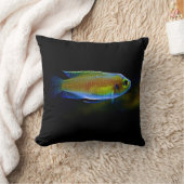 エレガント装飾用クッション-カラフル魚 クッション (ブランケット)