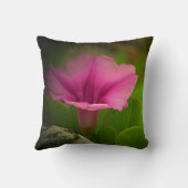 エレガント装飾用クッション – ピンクペチュニア クッション (裏面)