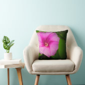 エレガント装飾用クッション – ピンクモーニンググローリー クッション (椅子)